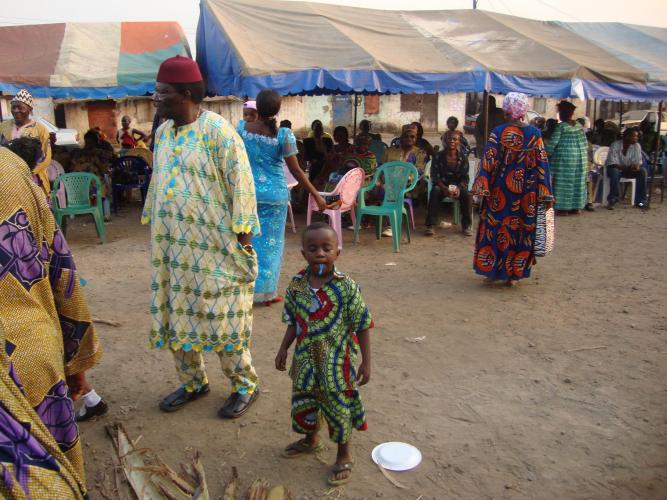 Grandpa and peter in Cameroon