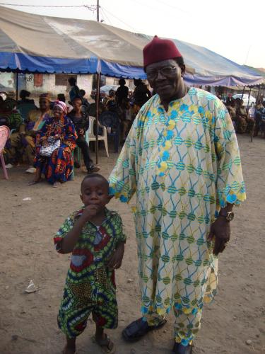 Grandpa and peter in Cameroon